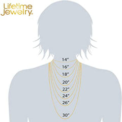 Gold Plated 1.7mm Twisted Cobra Chain Necklace
