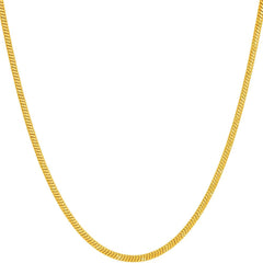 Gold Plated 1.9mm Snake Chain Necklace