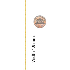 Gold Plated 1.9mm Snake Chain Necklace