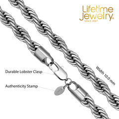 10mm Rope Chain Necklace