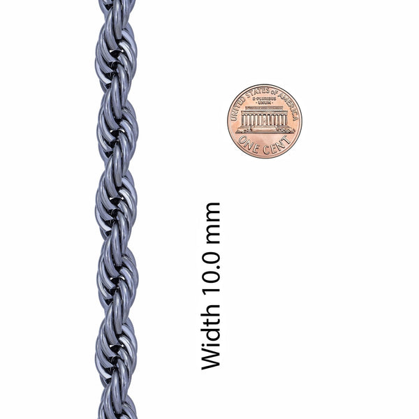 10mm Rope Chain Necklace