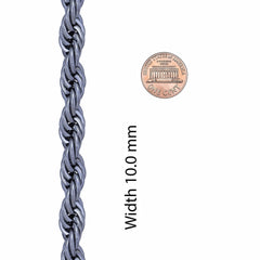 10mm Rope Chain Necklace