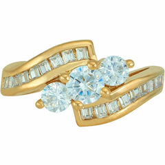 Gold-Plated-Baguette-Ring-top-view