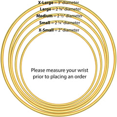 Gold Plated 6.5mm Bangle Bracelet
