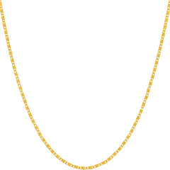 Scroll Link Chain Necklace