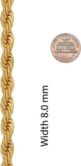 8 mm plated chain