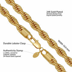 24 Gold Plated Chin