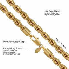 24 Gold Plated Chain