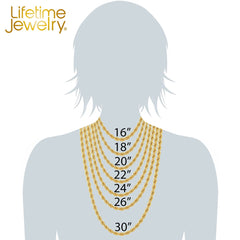 Gold Plated  Bevelled Figaro Chain Necklaces