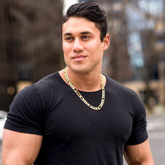 Gold plated 11mm Figaro Chain