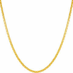 Gold plated 1.7mm Snake Chain Necklace