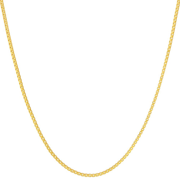 Gold Plated 1.4mm Box Chain