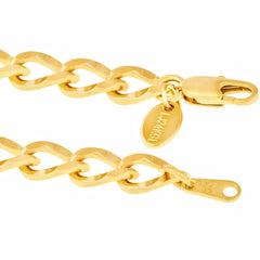 Gold Plated 5mm Open Link Anklet