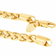 Gold Plated 5mm Ponytail Anklet