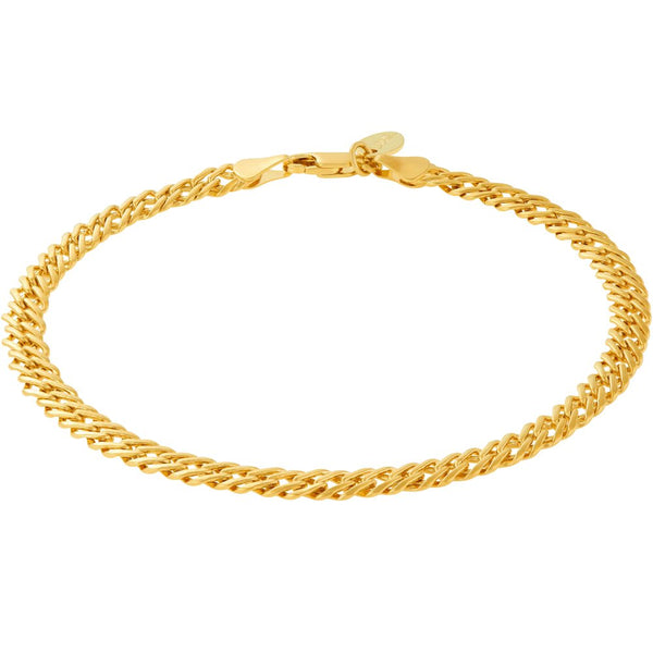 5mm Venetian Chain Anklet - Gold Plated | Lifetime Jewelry