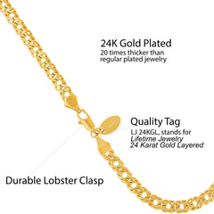 Gold Plated 5mm Venetian Chain Anklet