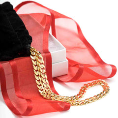 Gold plated 6mm Cuban Link Chain Necklace