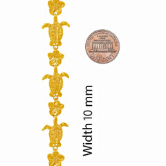 Gold Plated Lucky Turtle Bracelet