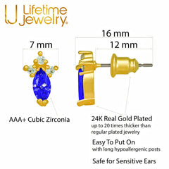 Gold-plated-birthstone-marquise-earrings-