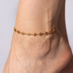 Gold Plated Good Luck Anklet