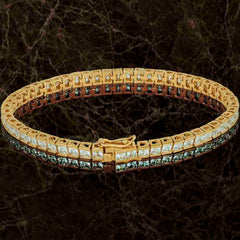 Princess Cut Cubic Zirconia Classic Tennis Bracelet