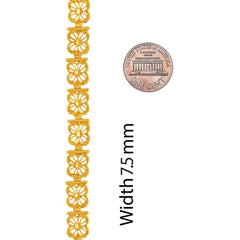 Gold Plated Good Luck Filigree Bracelet