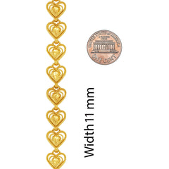 Gold Plated Heart Bracelets