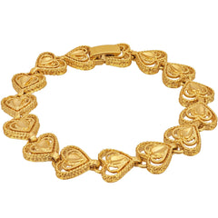 Gold Plated Heart Bracelets