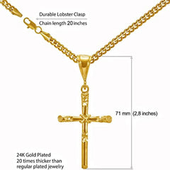Gold Plated Extra Large Crosses