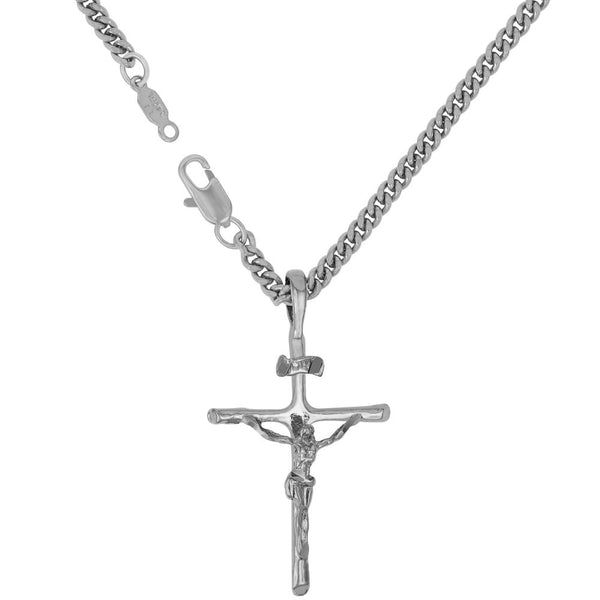 Classic Jesus Crucifix (with or without Pendant Chain)