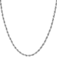 2mm Rope Chain Necklace