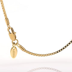 Gold Plated 1.4mm Box Chain