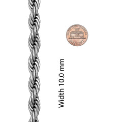10mm Rope Chain Necklace