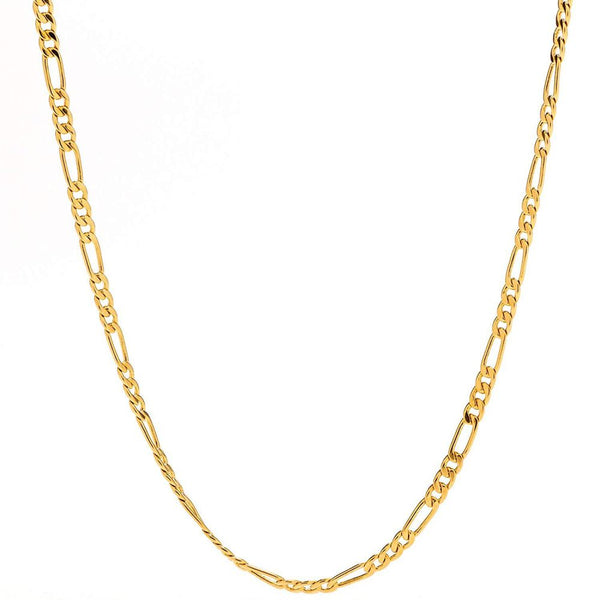 Gold Plated 2.5mm Figaro Chain