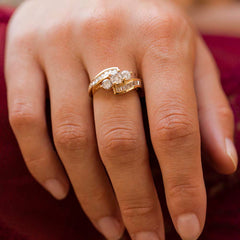 Gold-Plated-Baguette-Ring-on-Hand