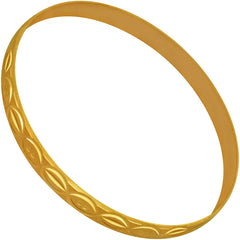 Gold Plated 6.5mm Bangle Bracelet