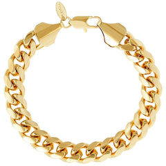 Gold plated 11mm Cuban Link Bracelet