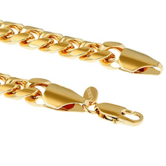 Gold plated 11mm Cuban Link Bracelet