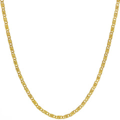 Gold plated 1.9mm Scroll Link Chain