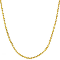 Gold Plated 1.4mm Serpentine Chain