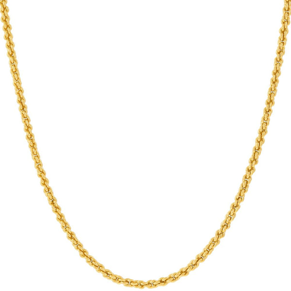 Gold Plated 1mm Rope Chain