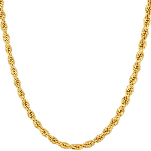 Gold Plated 4mm Rope Chain