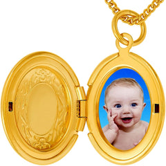 Oval Gold Plated Locket
