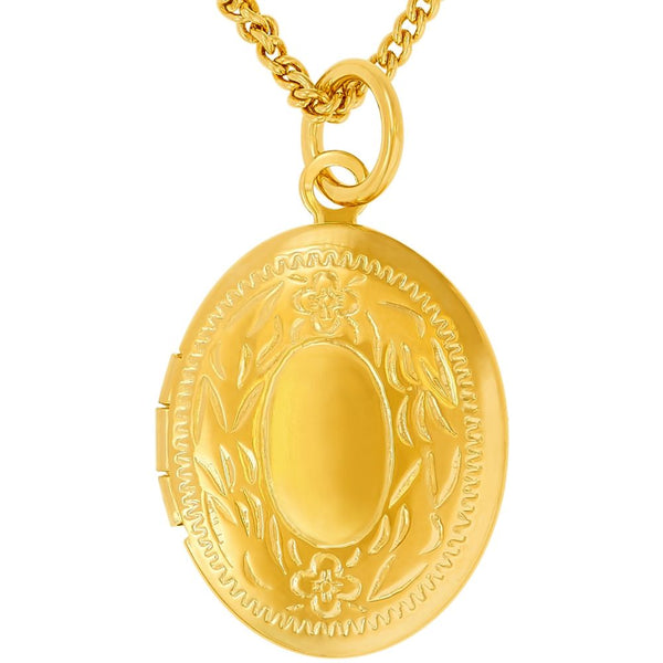 Oval Gold Plated Locket