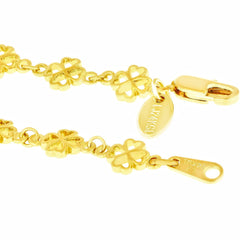Gold Plated Good Luck Anklet