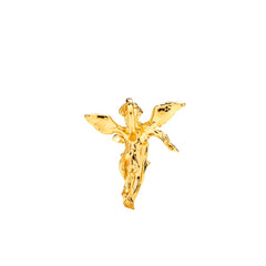 Gold plated Cherub Angel, Pendant Necklace