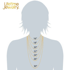 Gold Plated 2mm Rope Chain by inches